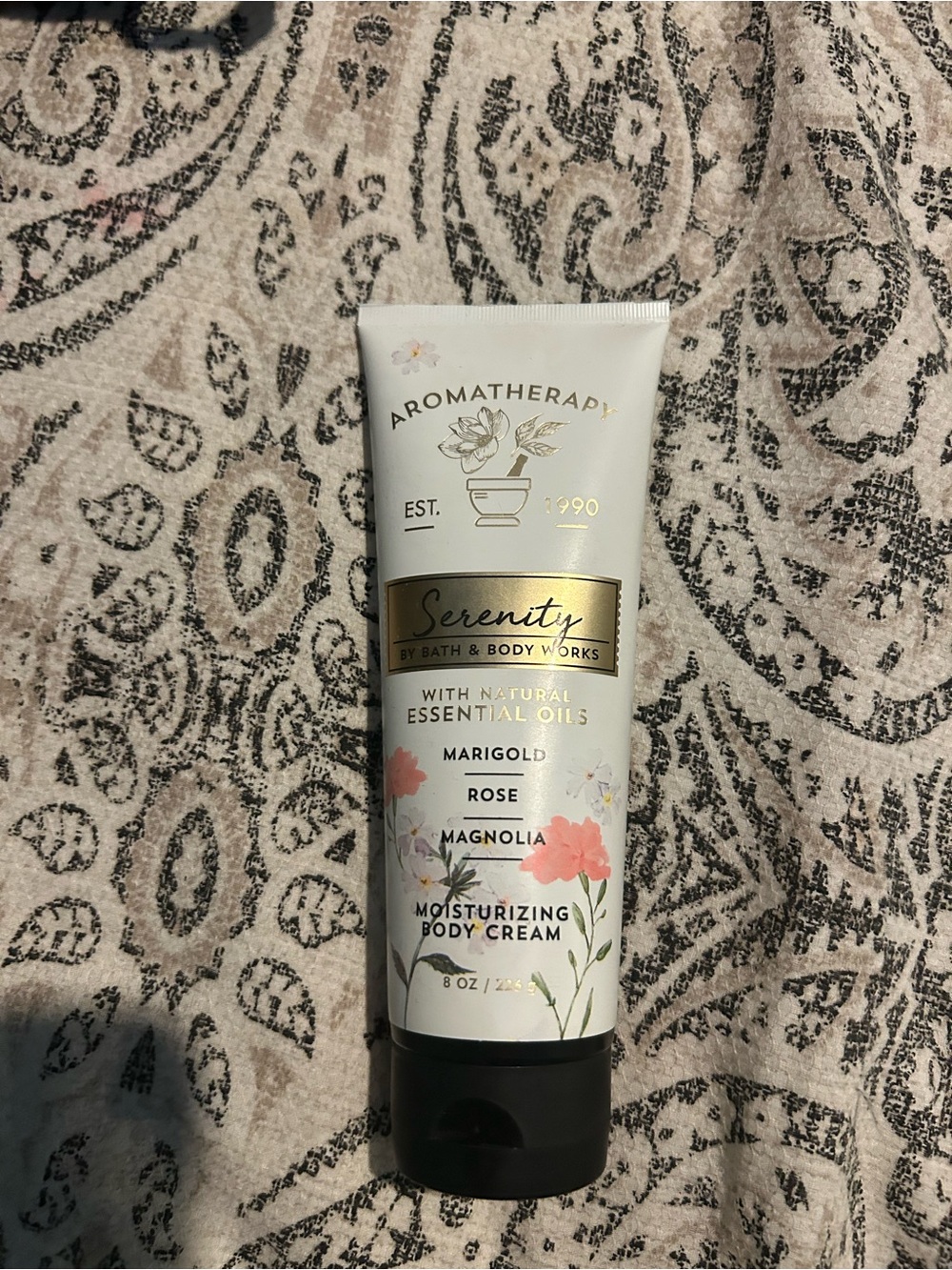 Bath & Body Works Serenity Moisturizing Body Cream - White, Pink, Gold